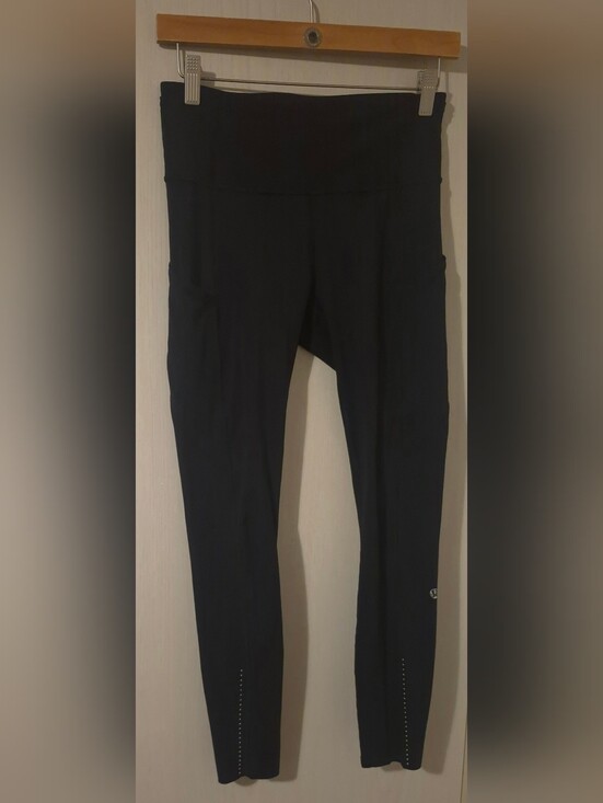 lululemon athletica Pants - Lululemon Fast & Free 7/8 Tight II Nulux 25" Black Size 6